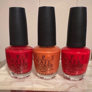 OPI Nail Lacquer Trio - California Raspberry, Are we there Yet, Dutch Tulips